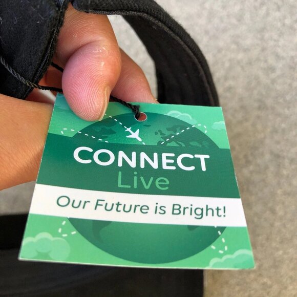 UKG Software Visor Hat Men's Adjustable Cap Black 100% Cotton - Picture 4 of 5